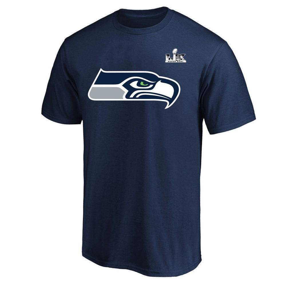 Jaxon Smith-Njigba Seattle Seahawks Super Bowl LX Patch Big & Tall Name & Number T-Shirt College Navy - Fanatics