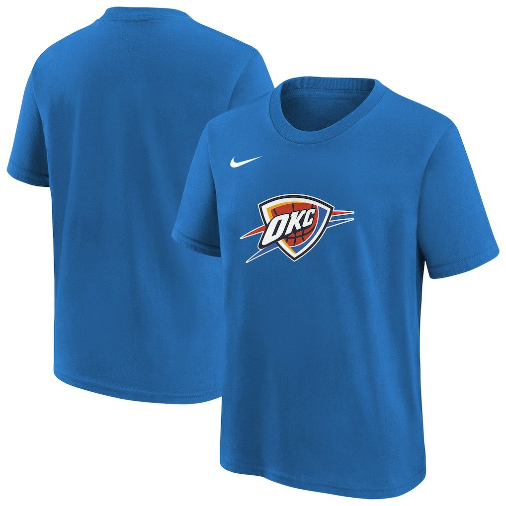 Nike - Oklahoma City Thunder Youth Team Essential Logo T-Shirt - Blue