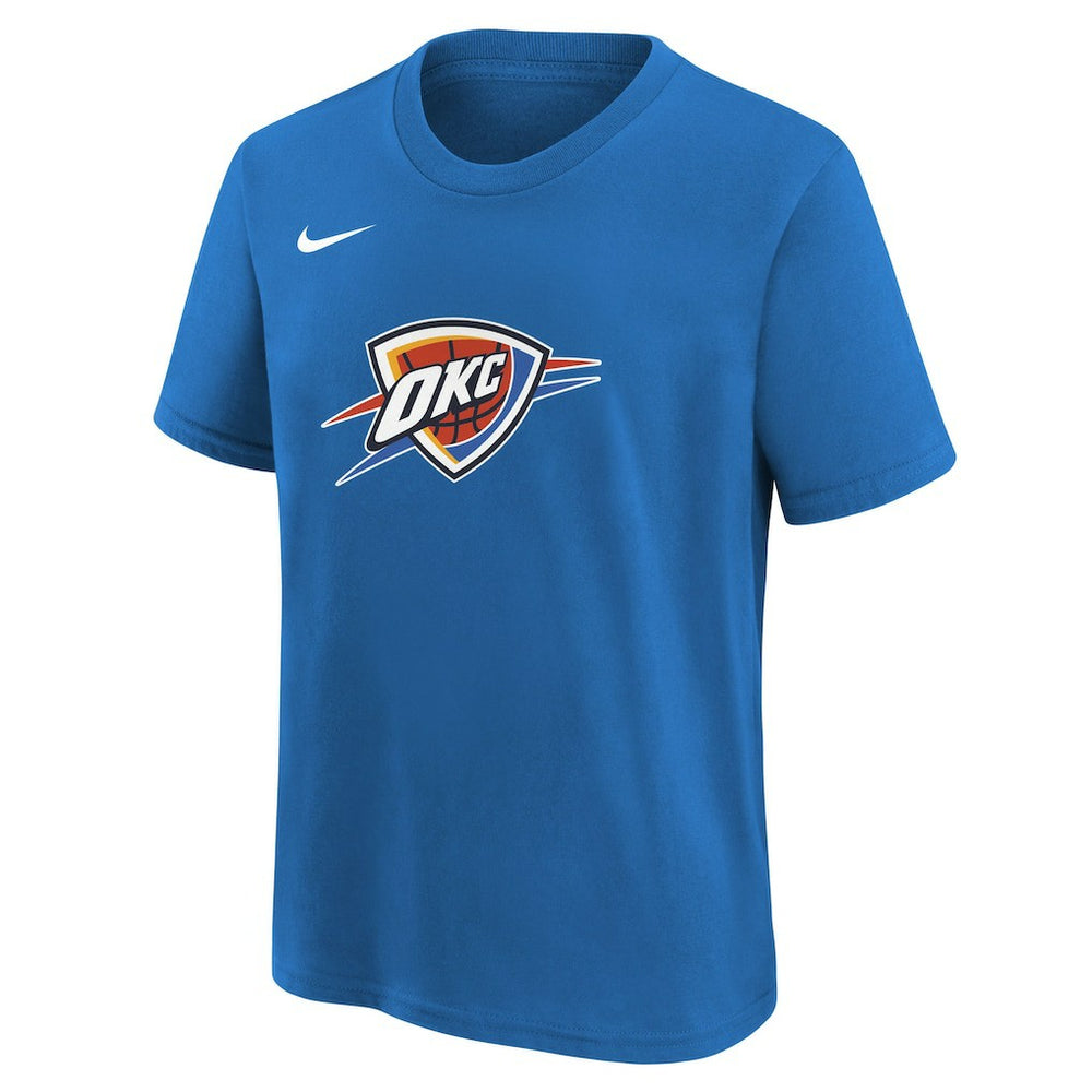 Nike - Oklahoma City Thunder Youth Team Essential Logo T-Shirt - Blue