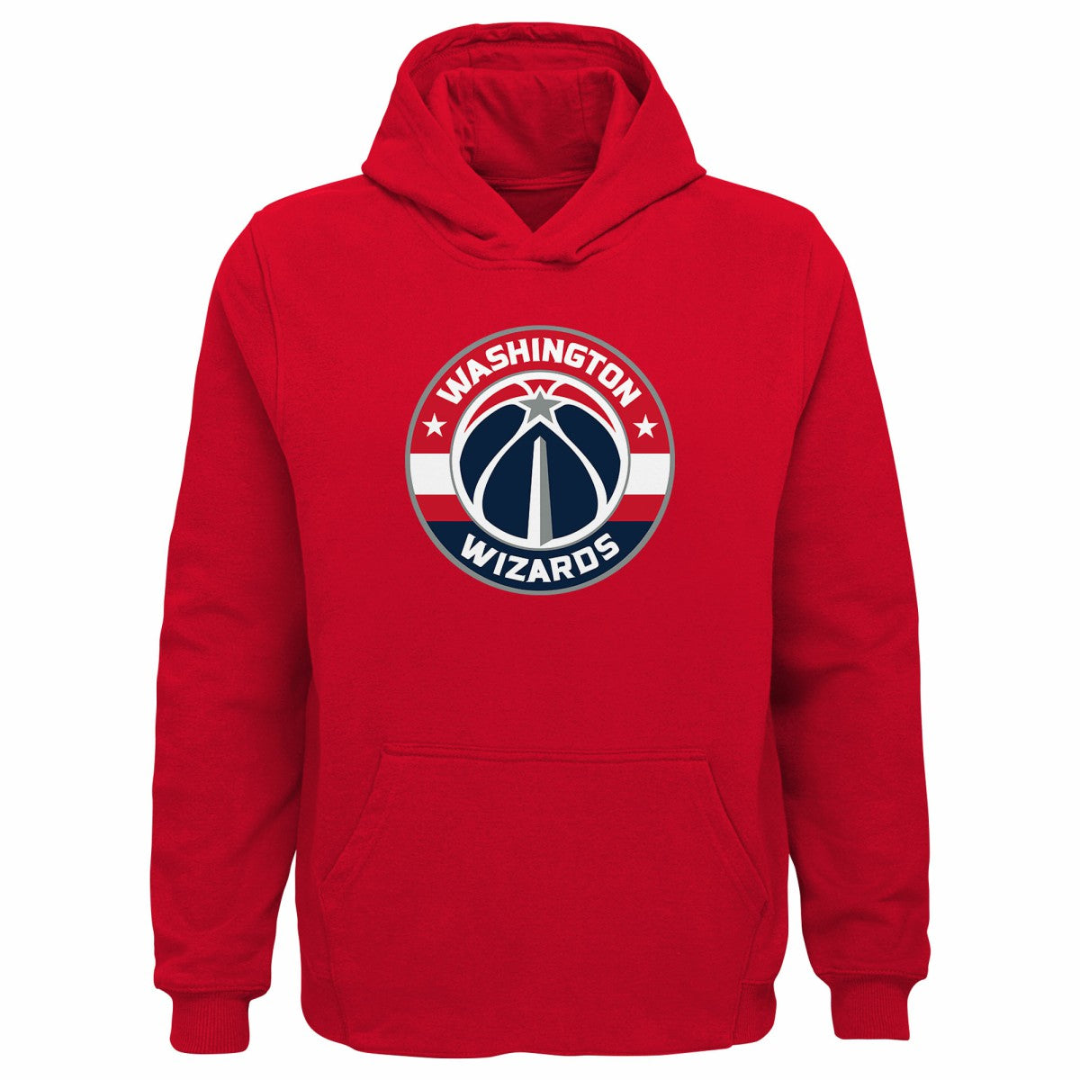 NBA - Washington Wizards Outerstuff Youth Primary Logo Pullover Hoodie - Red