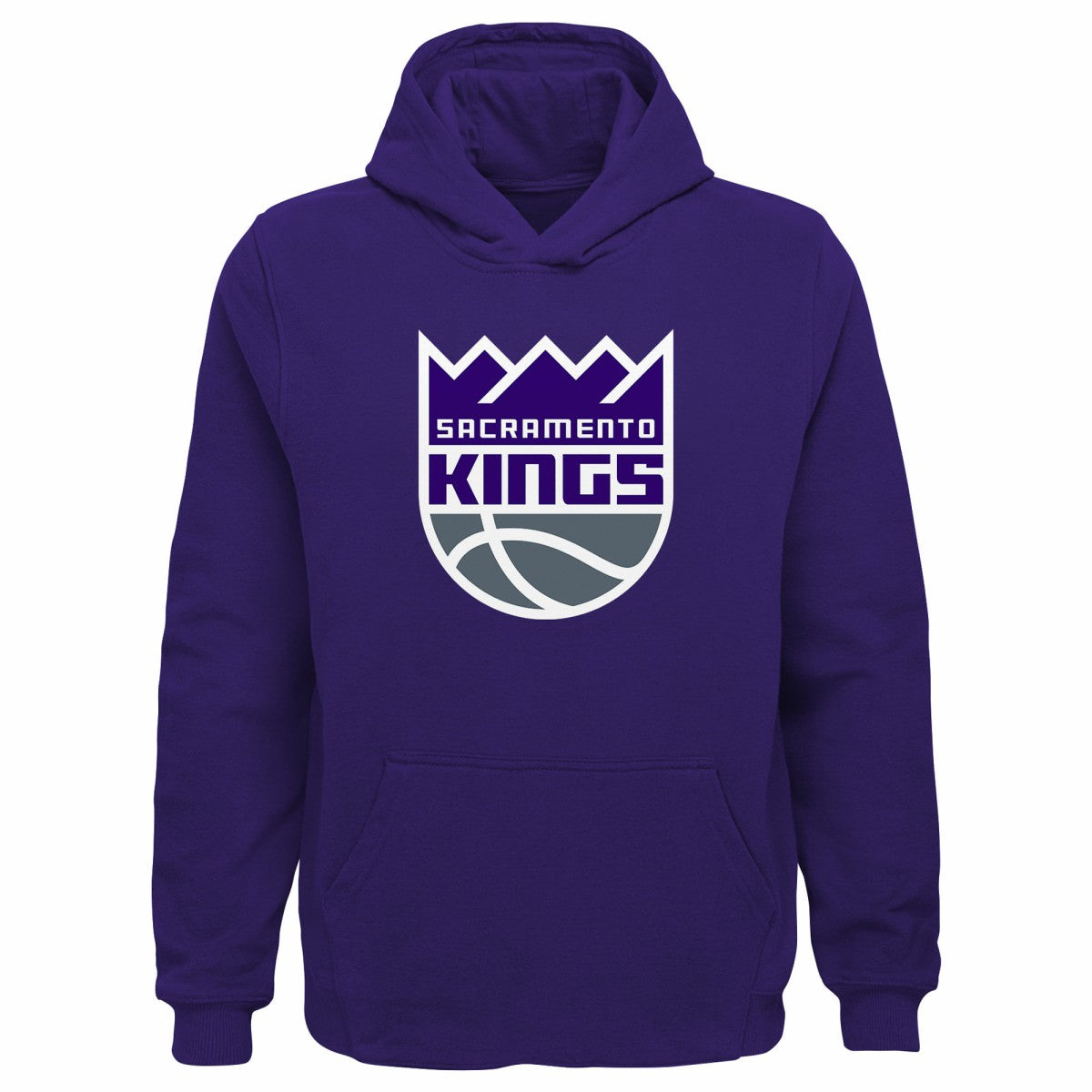 NBA - Sacramento Kings Outerstuff Youth Primary Logo Pullover Hoodie - Purple