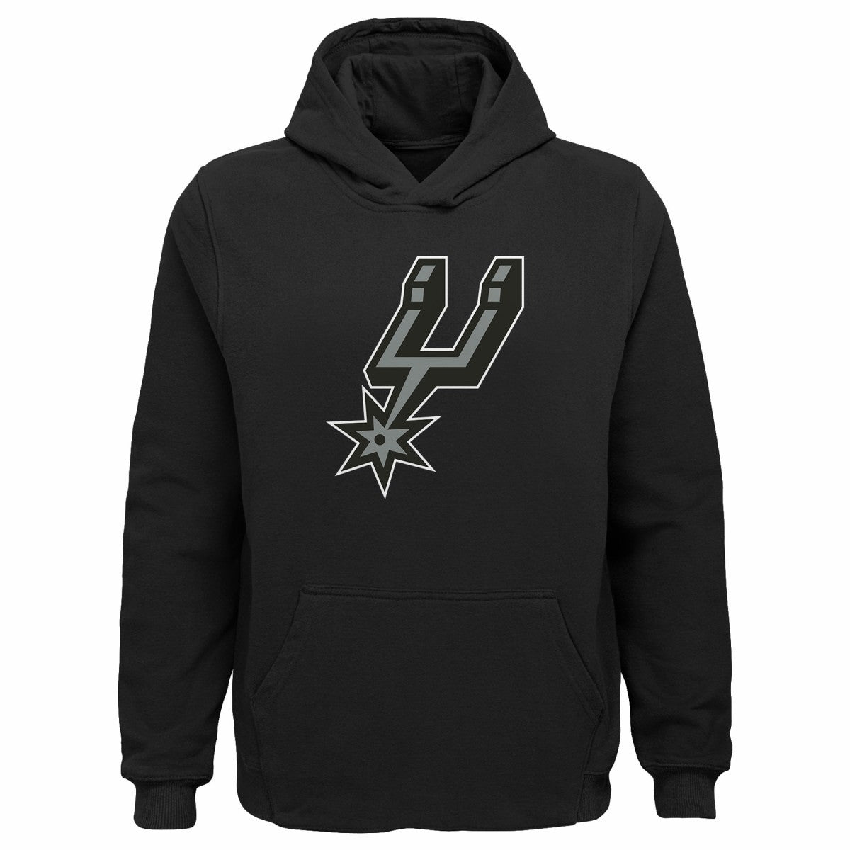 NBA - San Antonio Spurs Outerstuff Youth Primary Logo Pullover Hoodie - Black