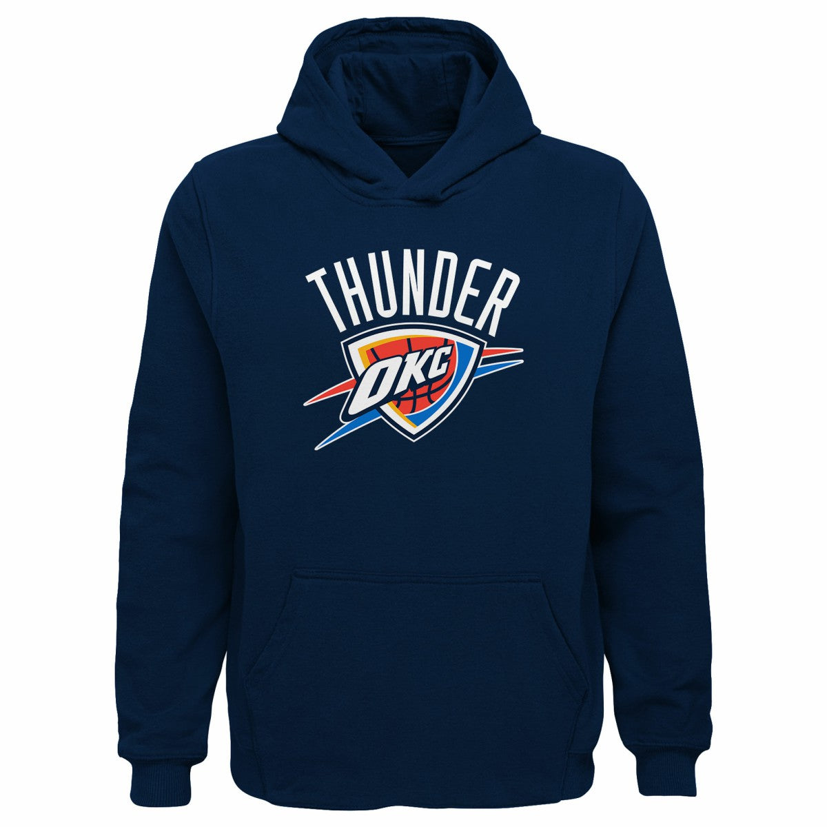 NBA - Oklahoma City Thunder Outerstuff Youth Primary Logo Pullover Hoodie - Navy