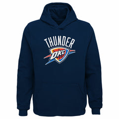 NBA - Oklahoma City Thunder Outerstuff Youth Primary Logo Pullover Hoodie - Navy