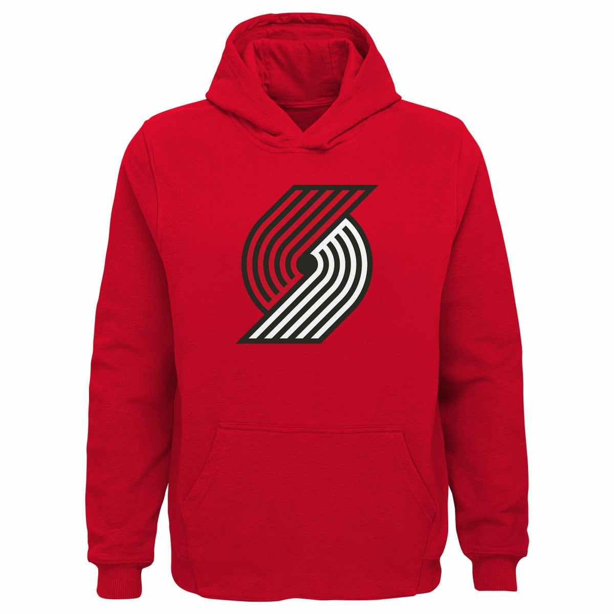 NBA - Portland Trail Blazers Outerstuff Youth Primary Logo Pullover Hoodie - Red