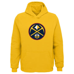 NBA - Denver Nuggets Outerstuff Youth Primary Logo Pullover Hoodie - Gold