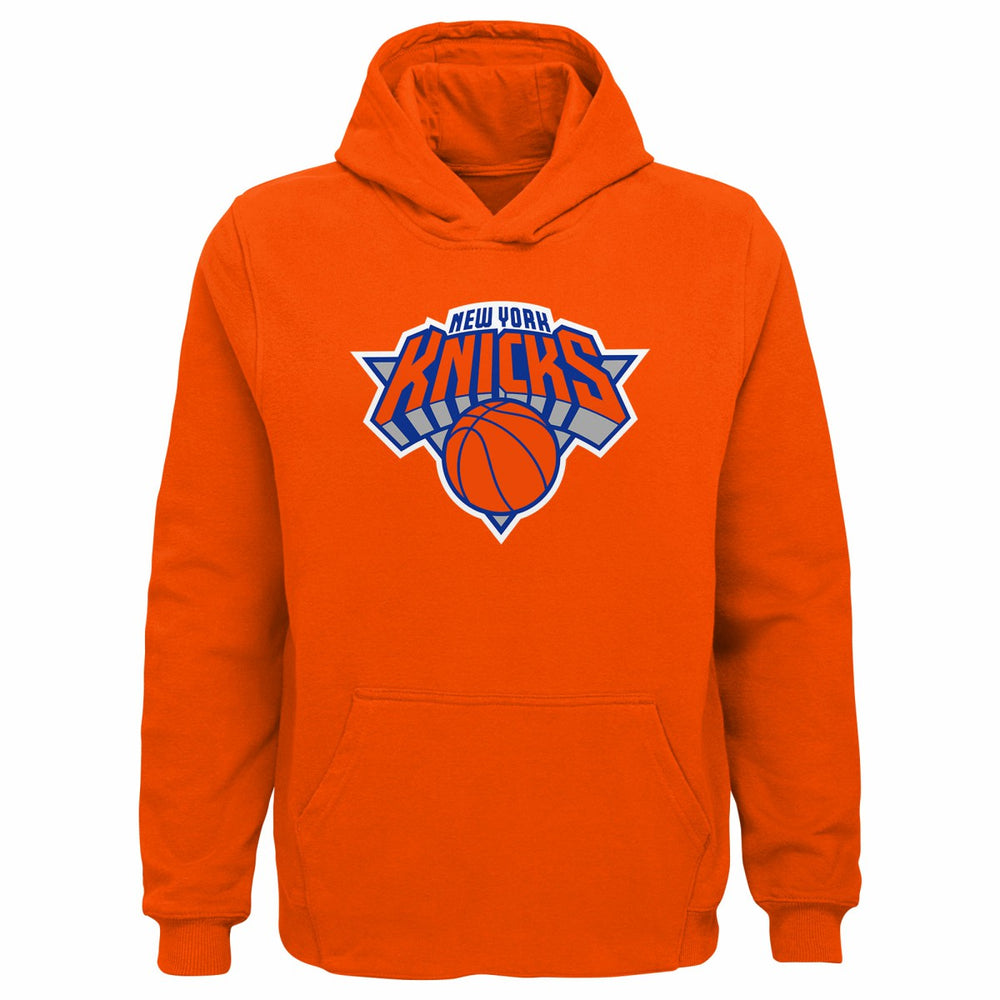 NBA - New York Knicks Outerstuff Youth Primary Logo Pullover Hoodie - Orange