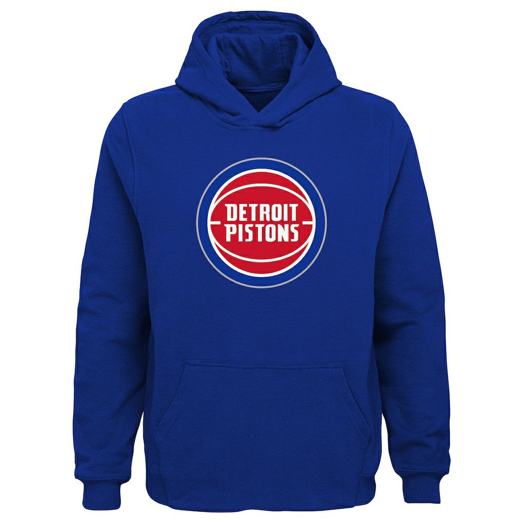 NBA - Detroit Pistons Outerstuff Youth Primary Logo Pullover Hoodie - Royal