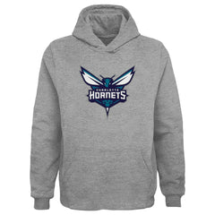 NBA - Charlotte Hornets Outerstuff Youth Primary Logo Pullover Hoodie - Gray
