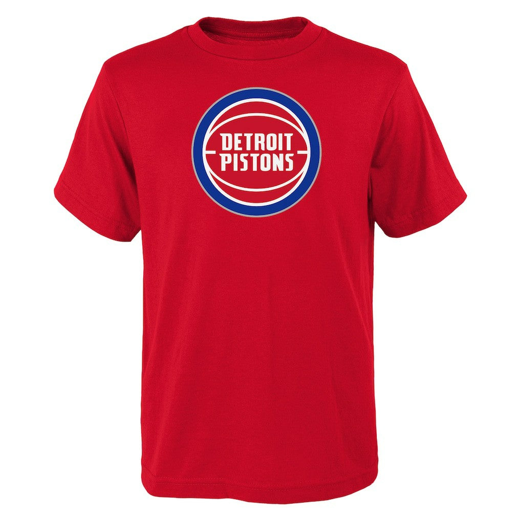 NBA - Detroit Pistons Outerstuff Youth Primary Logo T-Shirt - Red