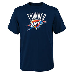 NBA - Oklahoma City Thunder Outerstuff Youth Primary Logo T-Shirt - Navy
