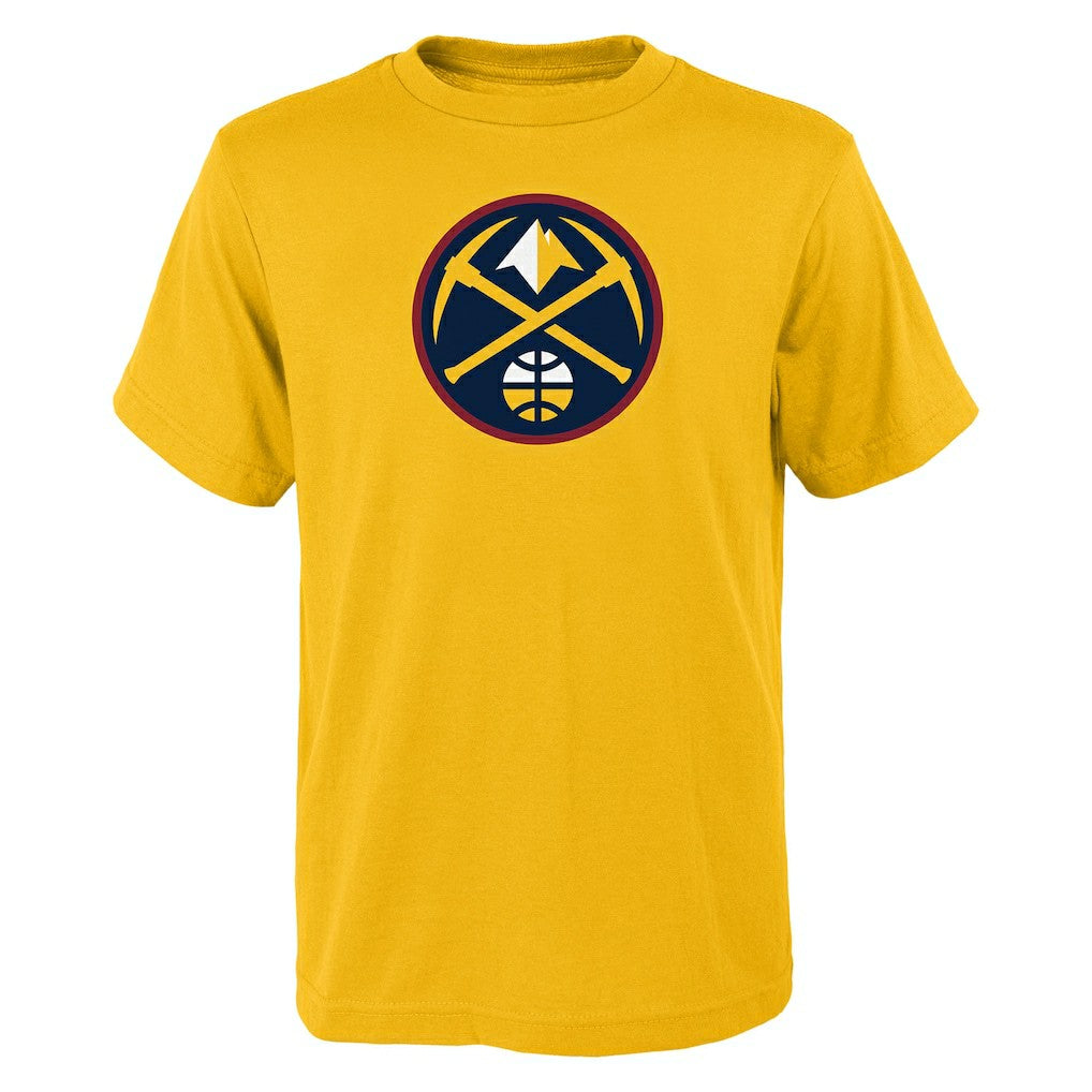 NBA - Denver Nuggets Outerstuff Youth Primary Logo T-Shirt - Yellow