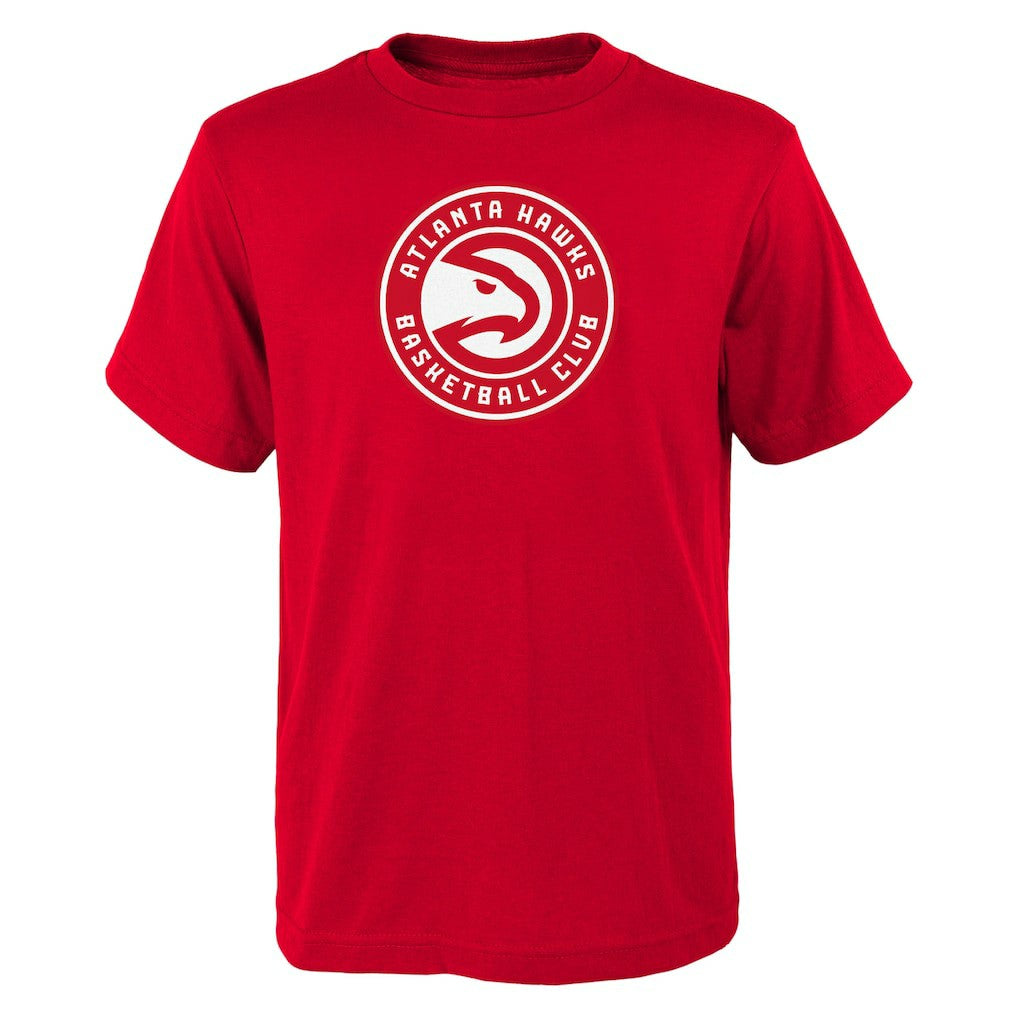NBA - Atlanta Hawks Outerstuff Youth Primary Logo T-Shirt - Red