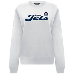 Winnipeg Jets - Levelwear Women's Yvette Big Script Tri-Blend Sweatshirt White