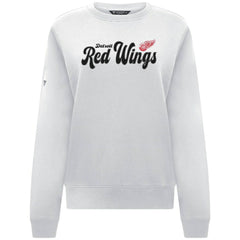 Detroit Red Wings - Levelwear Women's Yvette Big Script Tri-Blend Sweatshirt White