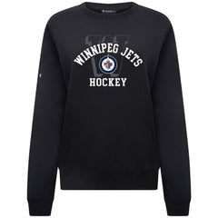 Winnipeg Jets - Levelwear Women's Yvette Limelight Big Letter Sweatshirt Black