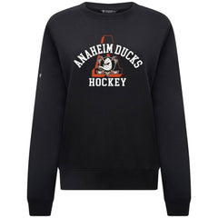 Anaheim Ducks - Levelwear Women's Yvette Limelight Big Letter Sweatshirt Black