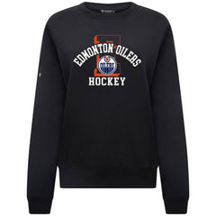 Edmonton Oilers - Levelwear Women's Yvette Limelight Big Letter Sweatshirt Black