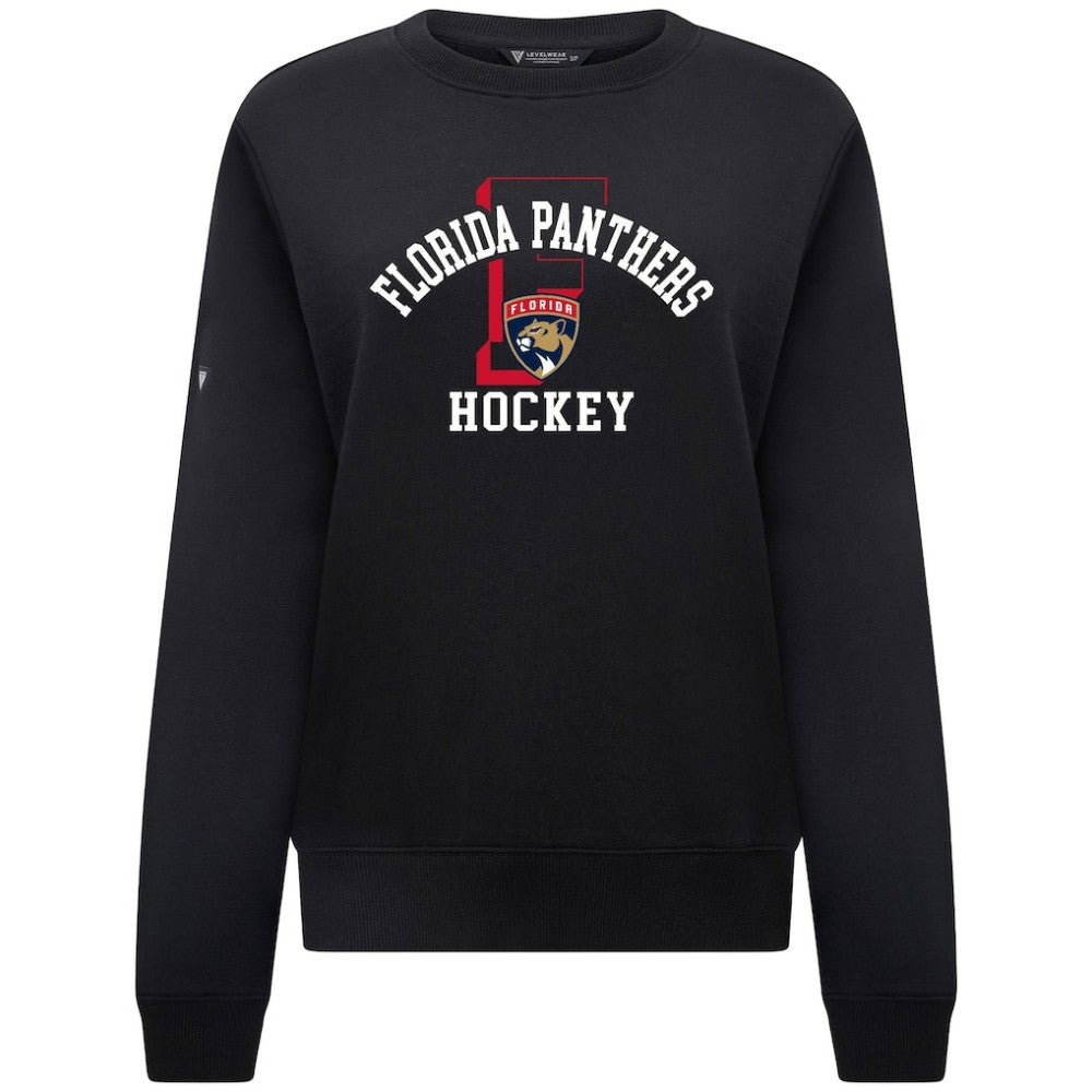 Florida Panthers - Levelwear Women's Yvette Limelight Big Letter Sweatshirt Black
