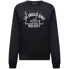 Los Angeles Kings - Levelwear Women's Yvette Limelight Big Letter Sweatshirt Black