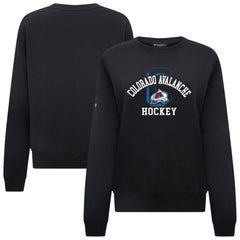 Colorado Avalanche - Levelwear Women's Yvette Limelight Big Letter Sweatshirt Black