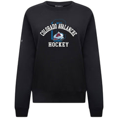Colorado Avalanche - Levelwear Women's Yvette Limelight Big Letter Sweatshirt Black