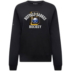 Buffalo Sabres - Levelwear Women's Yvette Limelight Big Letter Sweatshirt Black