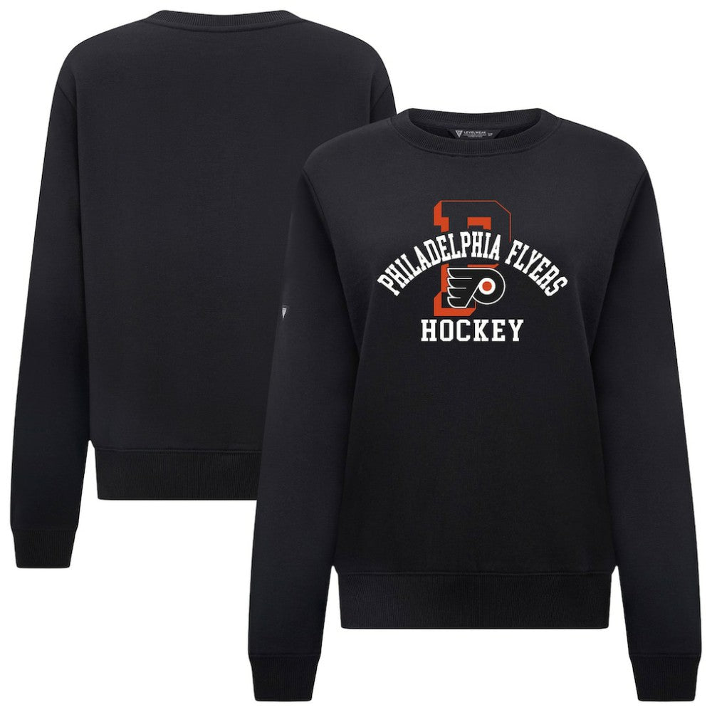 Philadelphia Flyers - Levelwear Women's Yvette Limelight Big Letter Sweatshirt Black