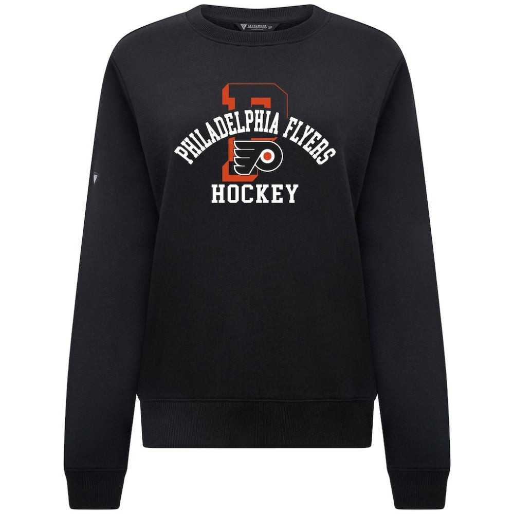 Philadelphia Flyers - Levelwear Women's Yvette Limelight Big Letter Sweatshirt Black