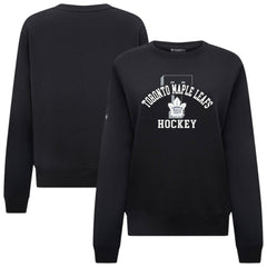 Toronto Maple Leafs - Levelwear Women's Yvette Limelight Big Letter Sweatshirt Black