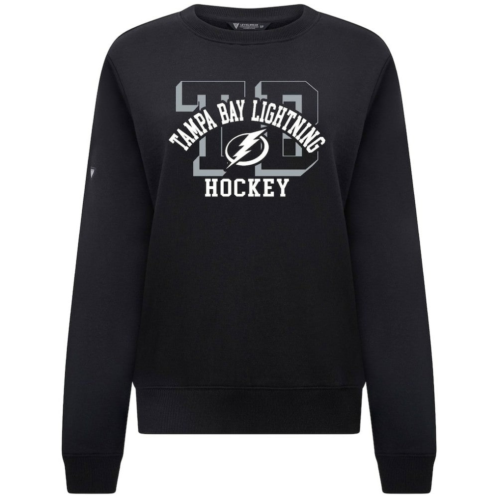 Tampa Bay Lightning - Levelwear Women's Yvette Limelight Big Letter Sweatshirt Black