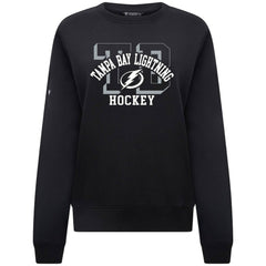 Tampa Bay Lightning - Levelwear Women's Yvette Limelight Big Letter Sweatshirt Black