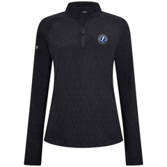 Tampa Bay Lightning - Levelwear Women's Spike Raglan Quarter-Zip Top Black
