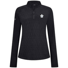 Toronto Maple Leafs - Levelwear Women's Spike Raglan Quarter-Zip Top Black