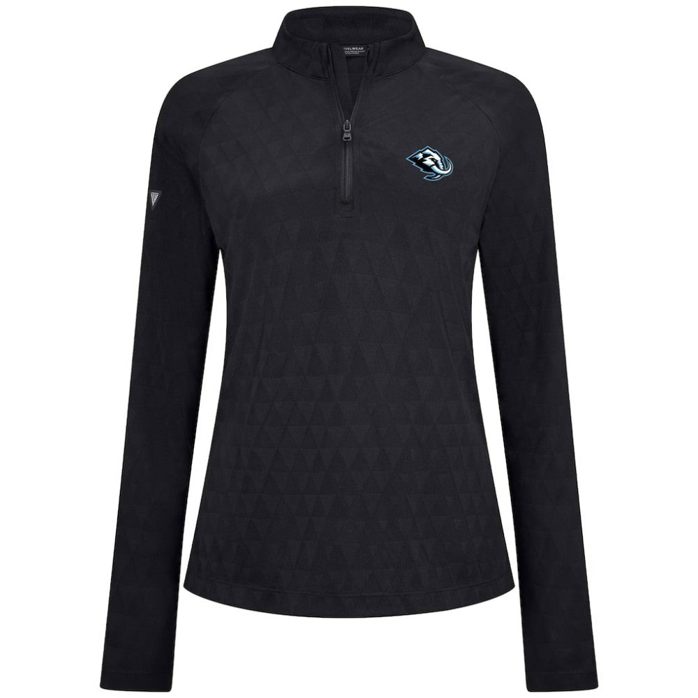 Utah Mammoth - Levelwear Women's Spike Raglan Quarter-Zip Top Black