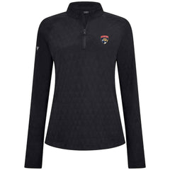 Florida Panthers - Levelwear Women's Spike Raglan Quarter-Zip Top Black