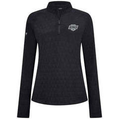 Los Angeles Kings - Levelwear Women's Spike Raglan Quarter-Zip Top Black