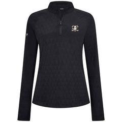 Anaheim Ducks - Levelwear Women's Spike Raglan Quarter-Zip Top Black