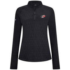 Carolina Hurricanes - Levelwear Women's Spike Raglan Quarter-Zip Top Black
