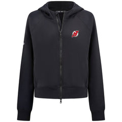 New Jersey Devils - Levelwear Women's Judd Raglan Full-Zip Hoodie Black