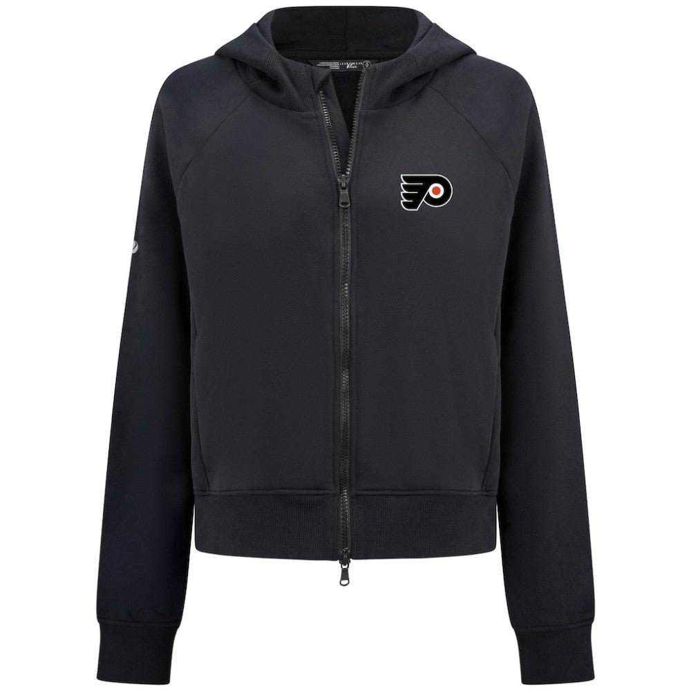 Philadelphia Flyers - Levelwear Women's Judd Raglan Full-Zip Hoodie Black