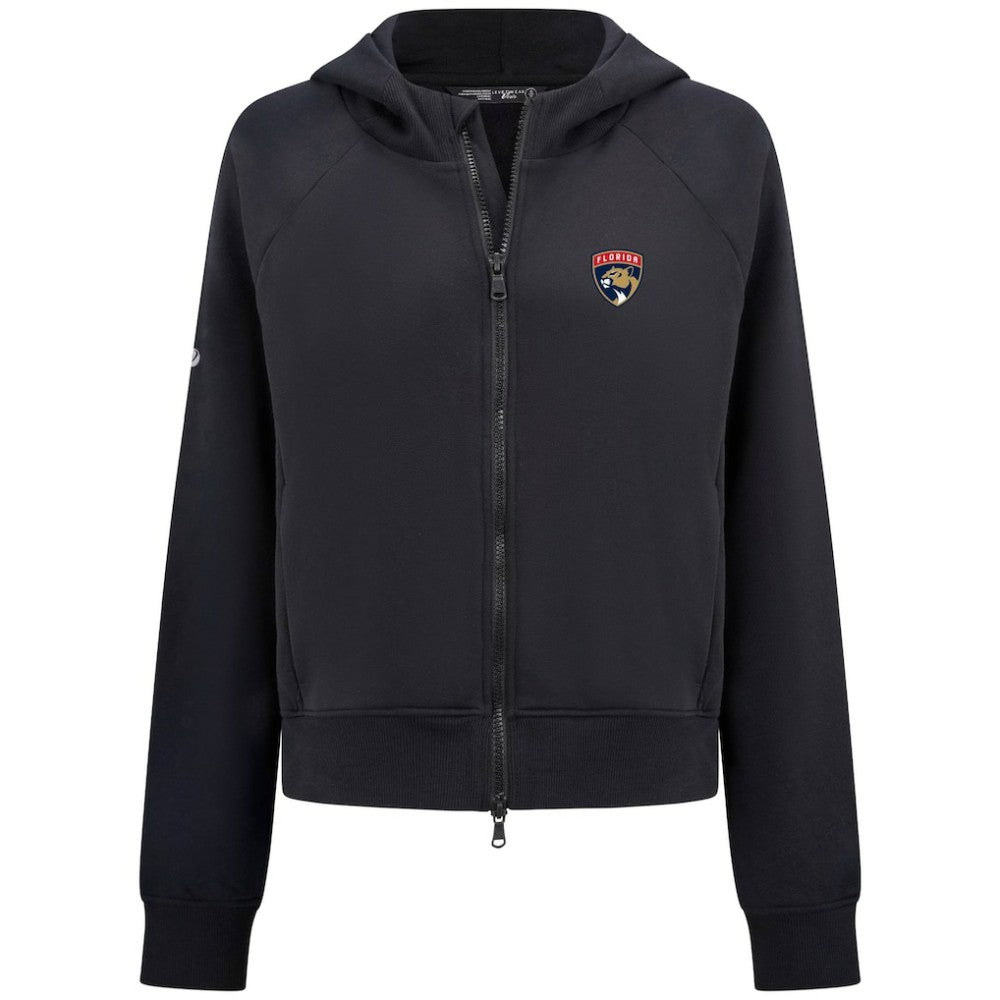 Florida Panthers - Levelwear Women's Judd Raglan Full-Zip Hoodie Black