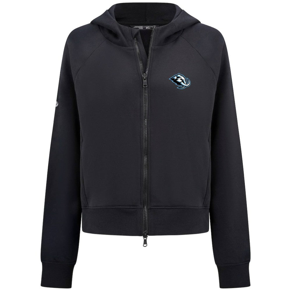 Utah Mammoth - Levelwear Women's Judd Raglan Full-Zip Hoodie Black