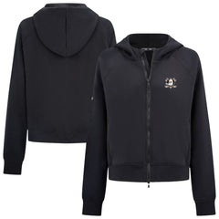 Anaheim Ducks - Levelwear Women's Judd Raglan Full-Zip Hoodie Black