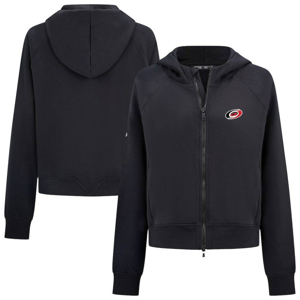 Carolina Hurricanes - Levelwear Women's Judd Raglan Full-Zip Hoodie Black