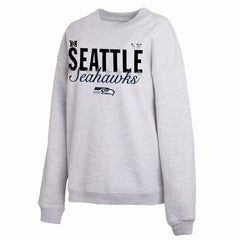 Seattle Seahawks WEAR by Erin Andrews Women's Super Bowl LX Fleece Sweatshirt Gray - NFL