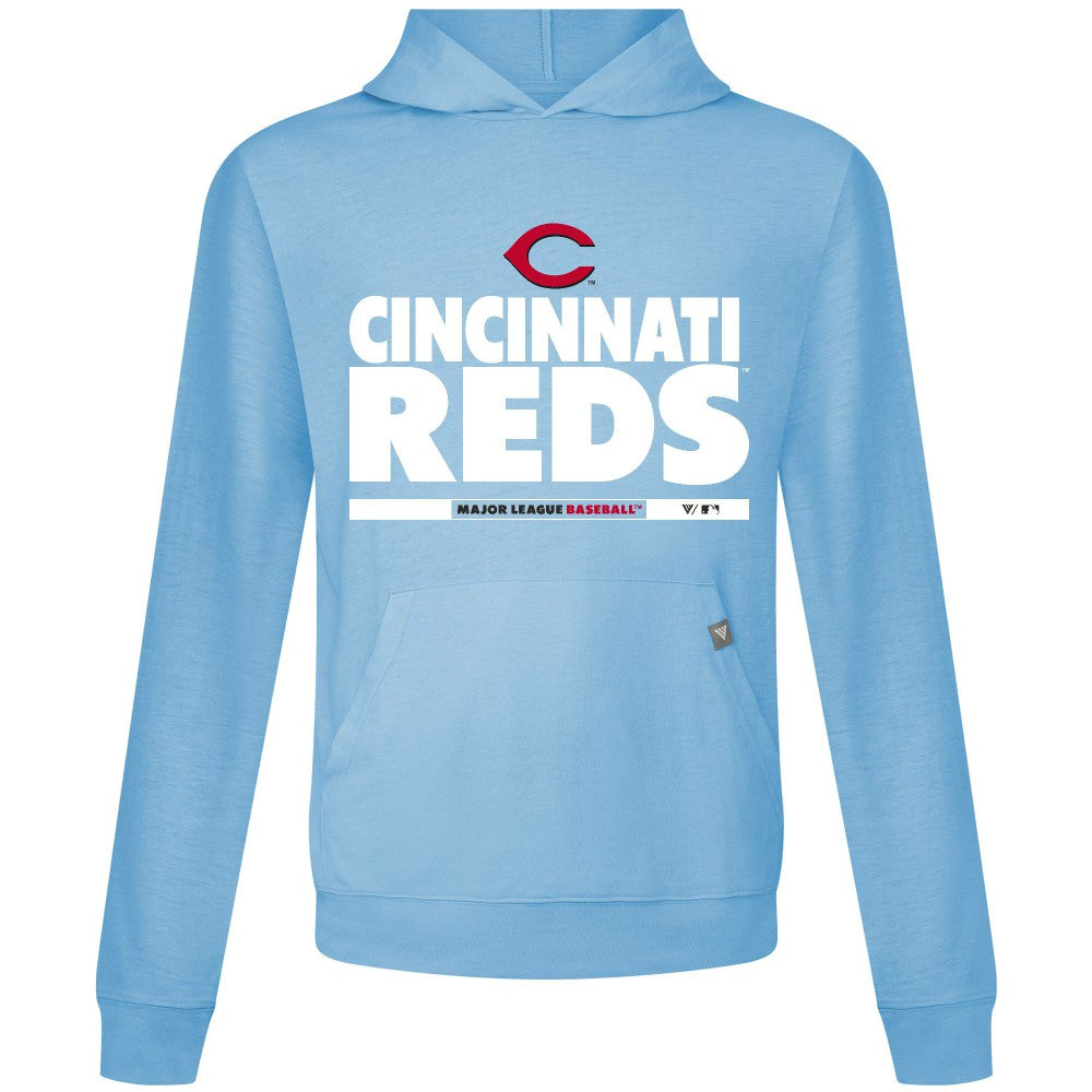 Cincinnati Reds Levelwear Relay Center Stage Long Sleeve Hooded T-Shirt discount