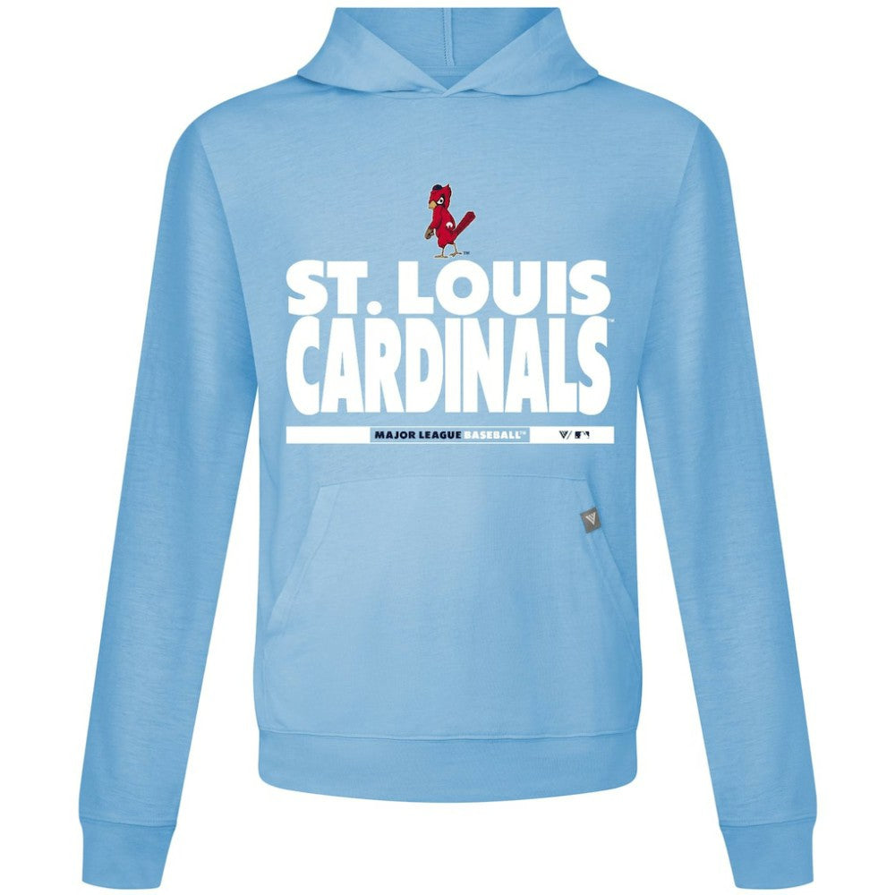St. Louis Cardinals Levelwear Relay Center Stage Long Sleeve Hooded T-Shirt for sale