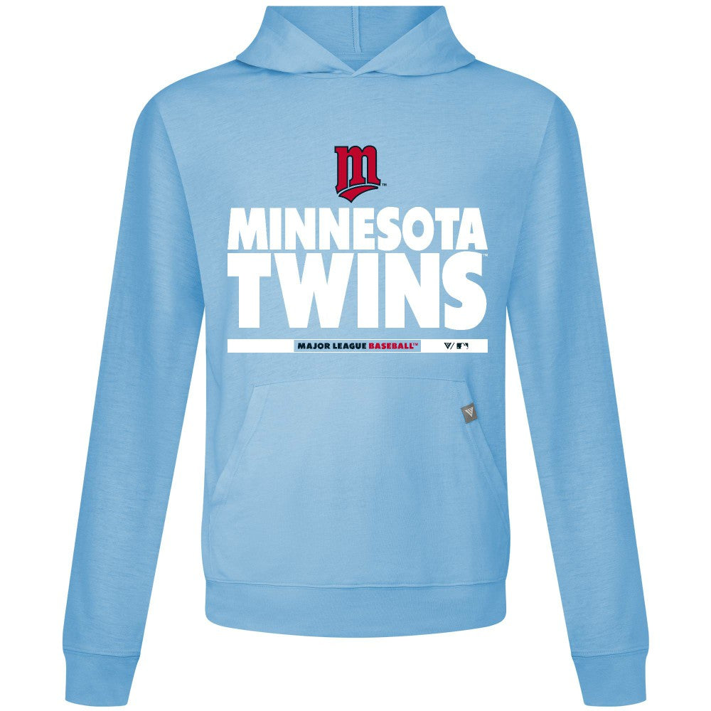 Minnesota Twins Levelwear Relay Center Stage Long Sleeve Hooded T-Shirt Near Me