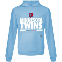 Minnesota Twins Levelwear Relay Center Stage Long Sleeve Hooded T-Shirt Near Me
